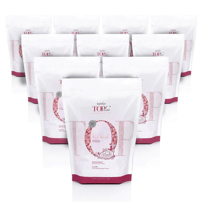 Italwax Top Line Pink Pearl Hard Wax for Sensitive Skin