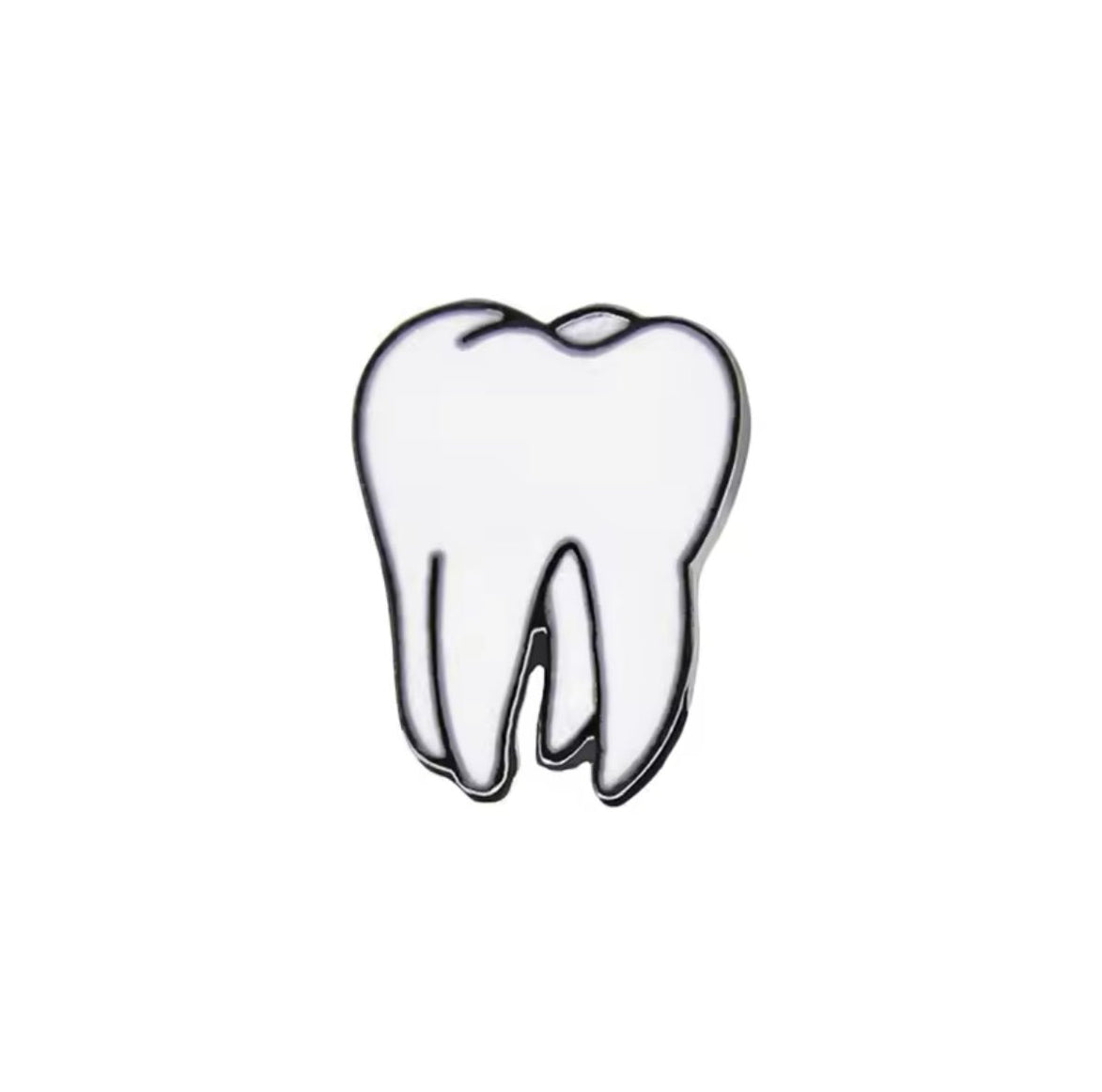 Lapel Pin - Teeth Whitening White Tooth Pin — Beauty Pro Supplies Canada