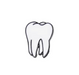 Lapel Pin - Teeth Whitening White Tooth Pin
