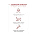 Laser Hair Removal Post Treatment Aftercare Instructions Cards