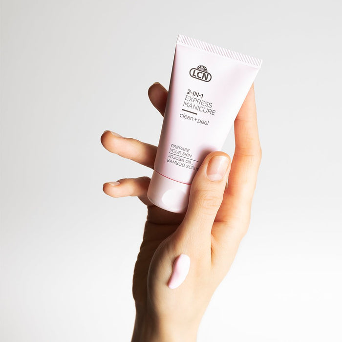 LCN 2 in 1 Express Manicure Clean + Peel 50ml