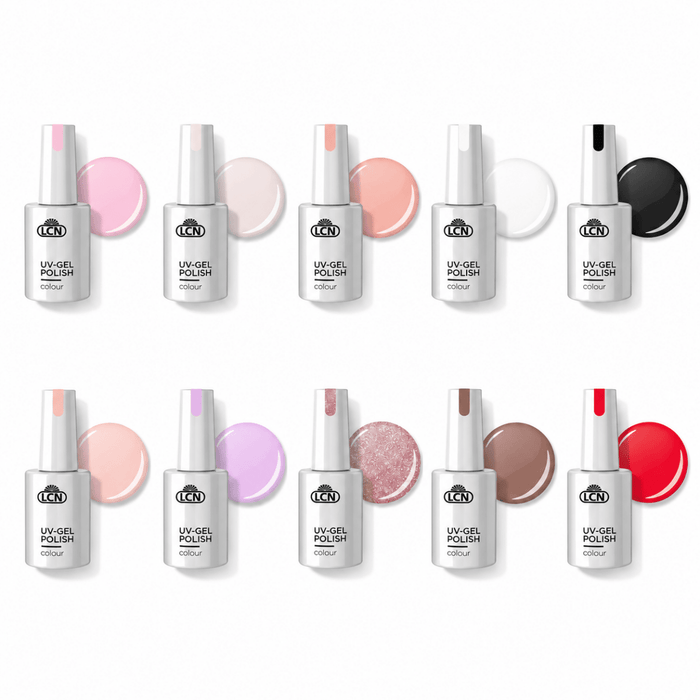 LCN 2.0 UV Gel Polish Essential 10 Collection Bundle, Shades 1-10 Canada