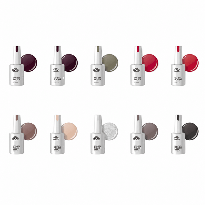 LCN 2.0 UV Gel Polish Essential 10 Collection Bundle, Shades 21-30 Canada