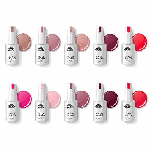 LCN 2.0 UV Gel Polish Essential 10 Collection Bundle, Shades 31-40 Canada