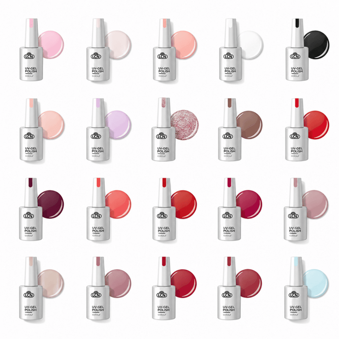 LCN 2.0 UV Gel Polish Essential 20 Collection Bundle, Shades 1-20 Canada
