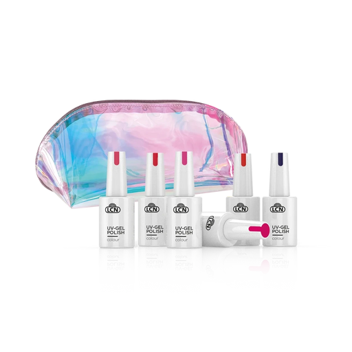 LCN 2.0 UV Gel Polish NEON Trend Set - 6 Colors + Bag