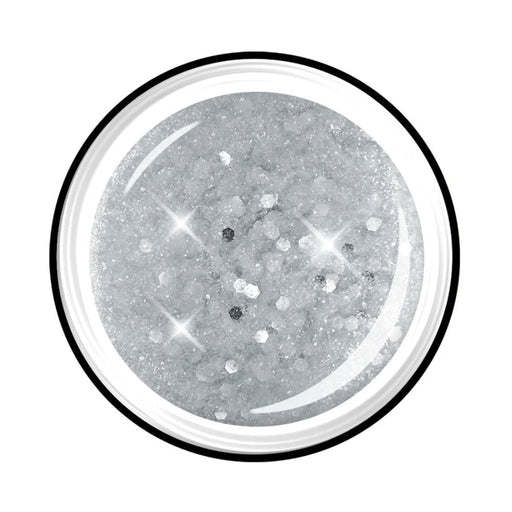 LCN Color Gel Glitter 5ml, Big Silver Show