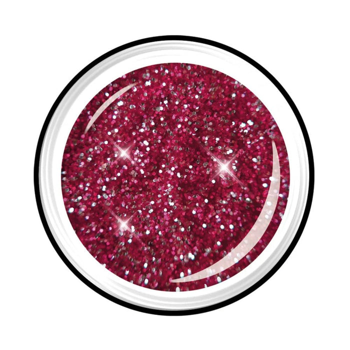 LCN Colour Gel Glitter 5ml, Sparkling Bordeaux