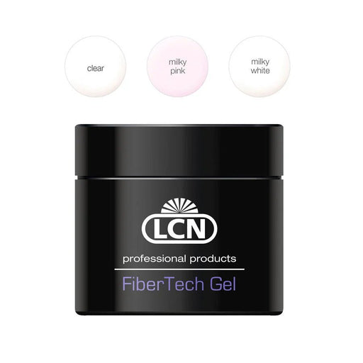 LCN FiberTech Builder Gel, Milky White