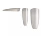 LCN Flat Nail Tips 100E, Coffin Sizes 1 - 10, 50pcs