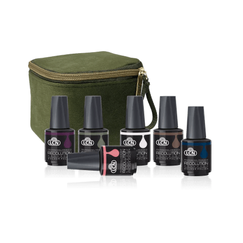 LCN Jardin de Noel Recolution Advanced 6 piece Set - 6 Colours + Bag