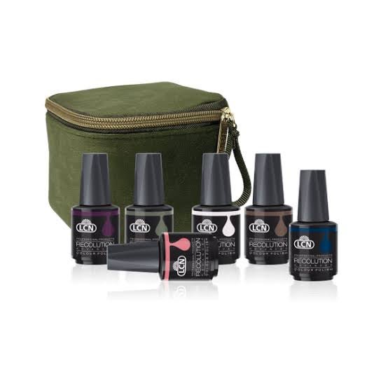 LCN Jardin de Noel Recolution Advanced 6 piece Set - 6 Colours + Bag