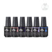 LCN Midnight Garden Recolution Advanced Gel Polish Set - 6 Colours + Bag