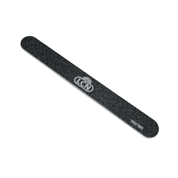 LCN Professional Nail File, Black Thin 100/180