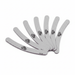 LCN Professional Nail File, Grey Banana Shaped 100/100