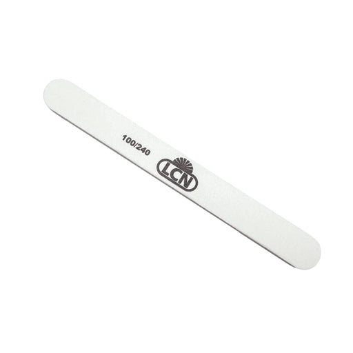 LCN Professional Nail File, White Cushion 100/240