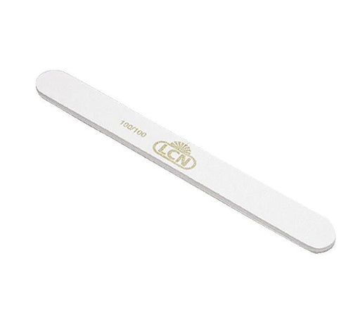 LCN Professional Nail File, White Thin 100/100