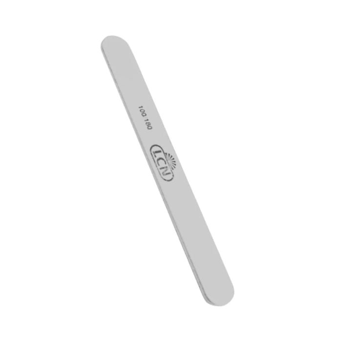 LCN Professional Nail File, White Thin 100/180