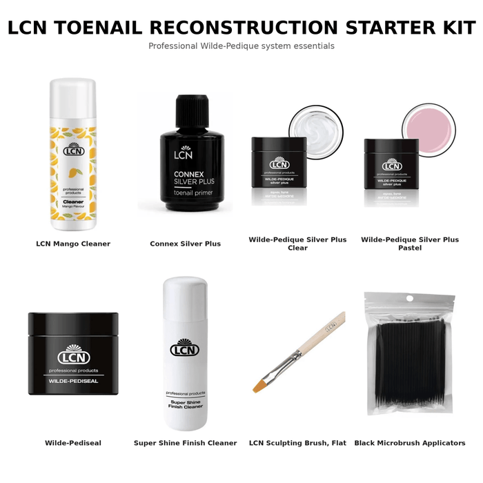 LCN Professional Pedicure Toenail Builder Gel Kit Canada