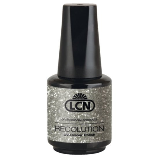 LCN Recolution Gel Polish, Glitter Silver 10ml Professional