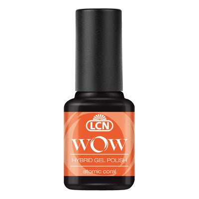 LCN WOW Hybrid Gel Polish 8ml, Atomic Coral NEON