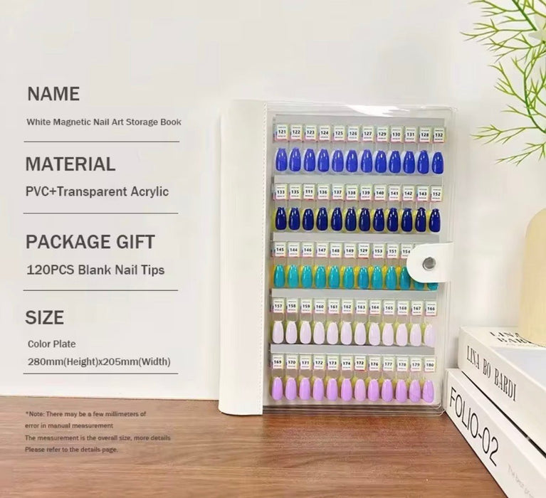 Magnetic Nail Swatch Book, Gel Polish Display Organizer Canada