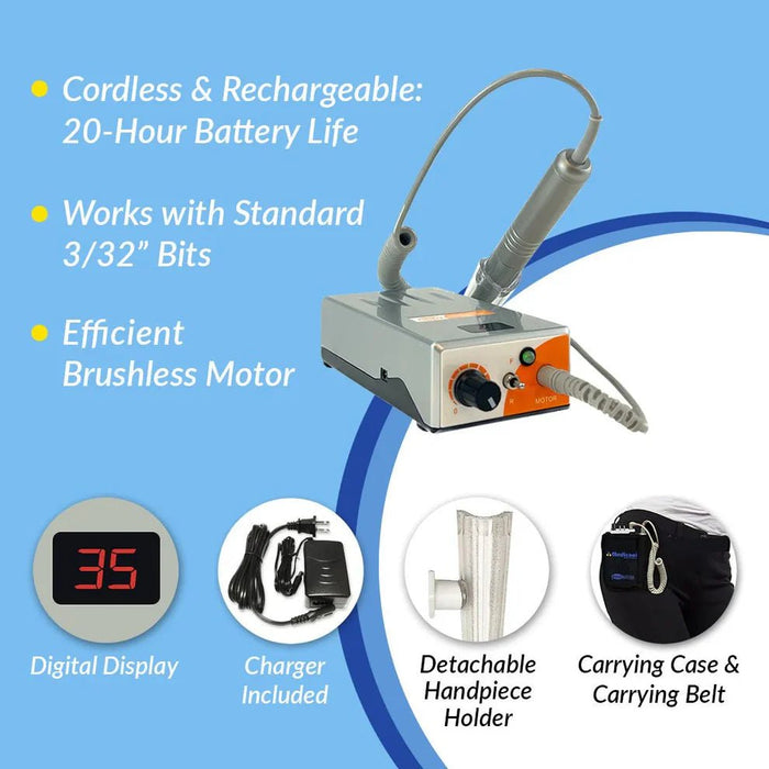 Medicool Pro Power 35K Portable Rechargeable Nail Drill