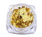 Nail Art Foil Flakes, Gold, Silver + Rose Gold, Set of 6 Canada