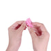 Nail Buffer Block Mini Sponge Disposable 100/180, Pink