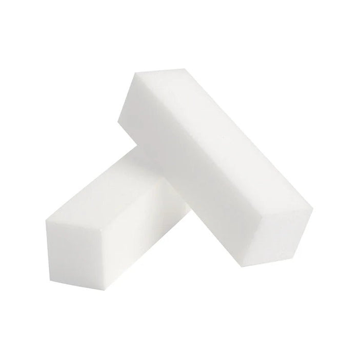 Nail Buffer Blocks, White 10pcs