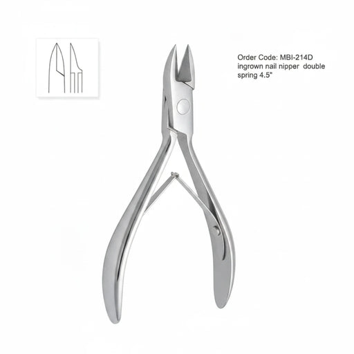 Nail Clippers for Ingrown Nails, Heavy Duty Double Spring Size 4.5″