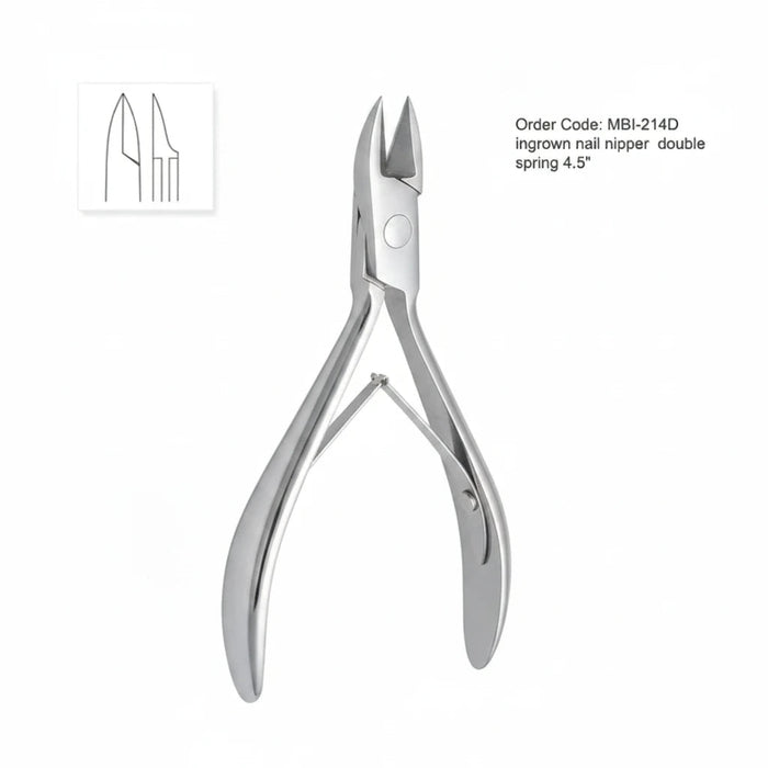 Nail Clippers for Ingrown Nails, Heavy Duty Double Spring Size 4.5″