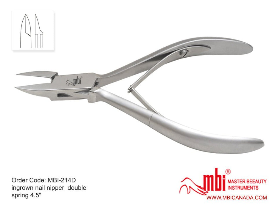 Nail Clippers for Ingrown Nails, Heavy Duty Double Spring Size 4.5″