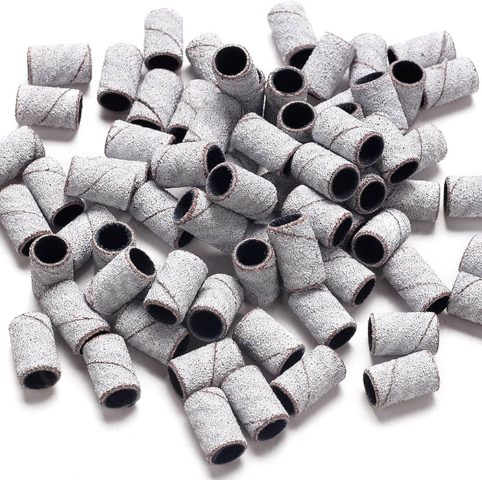 Nail Drill Arbor Sanding Bands, 100pcs Zebra