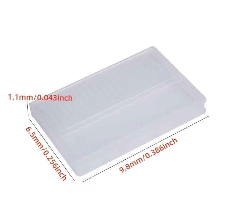 Nail Drill Bit / E - File Bit Storage Box, Holds 20 Bits