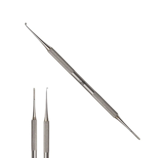 Nail Excavator Round Edge & Black File Size 13cm
