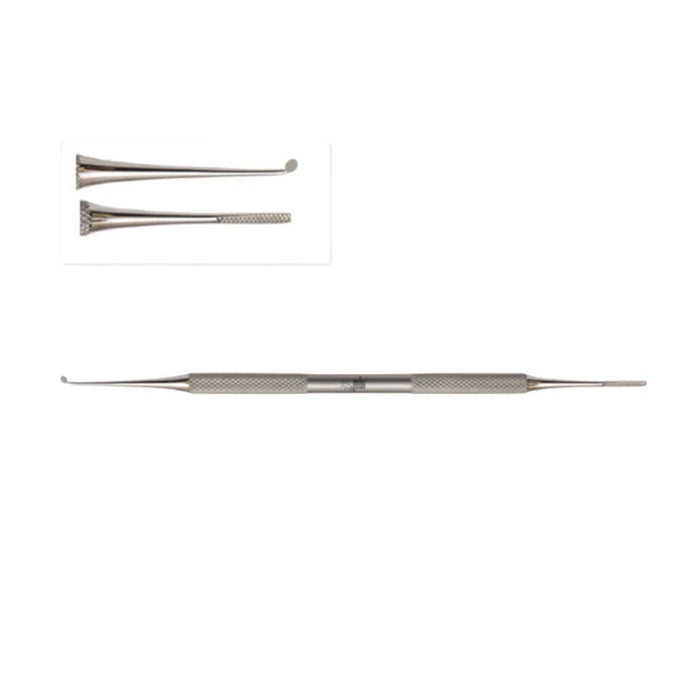 Nail Excavator Round Edge & Black File Size 13cm