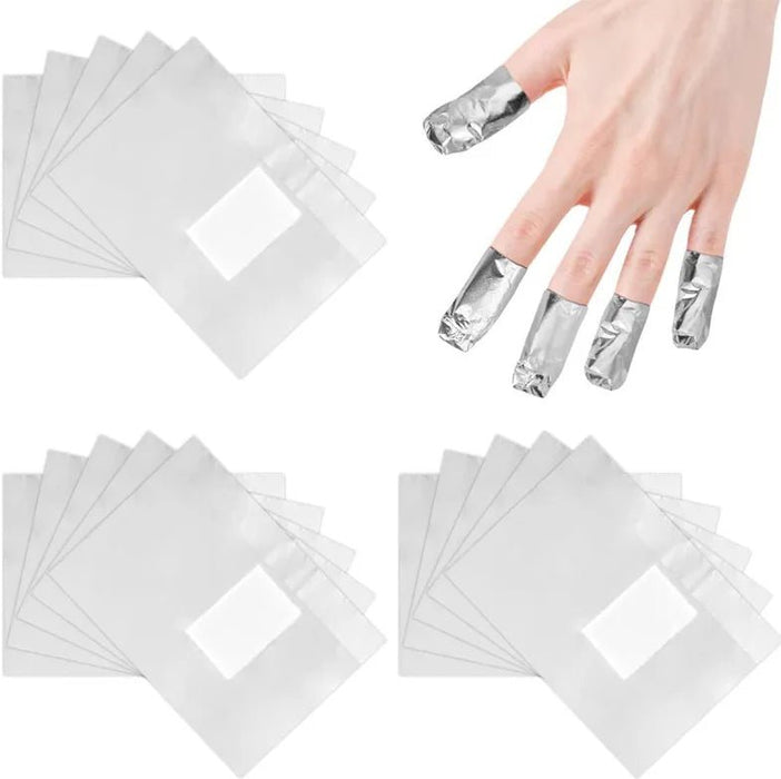 Nail Foil Remover Wraps, Aluminum Soak Off Foil Wraps