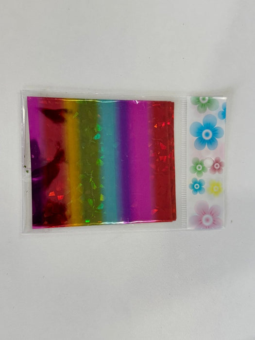 Nail Foil Sheets, Assorted Holographic Designs