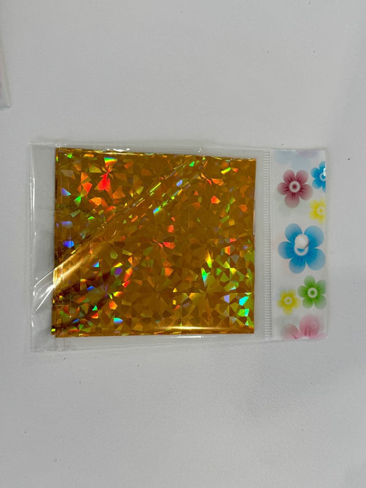Nail Foil Sheets, Assorted Holographic Designs