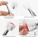 Nail Sponges for Ombre Nail Art Set, 100pcs + Tool