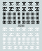 Nail Stickers, Black and White Designer, Double C Canada