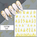 Nail Stickers, Gold Flame Canada