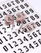 Nail Stickers, Numbers + Black Canada