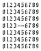 Nail Stickers, Numbers + Black Canada