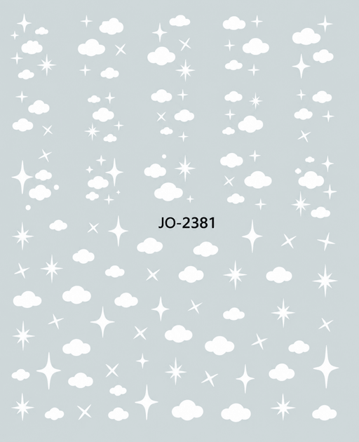 Nail Stickers, Stars and Clouds Canada