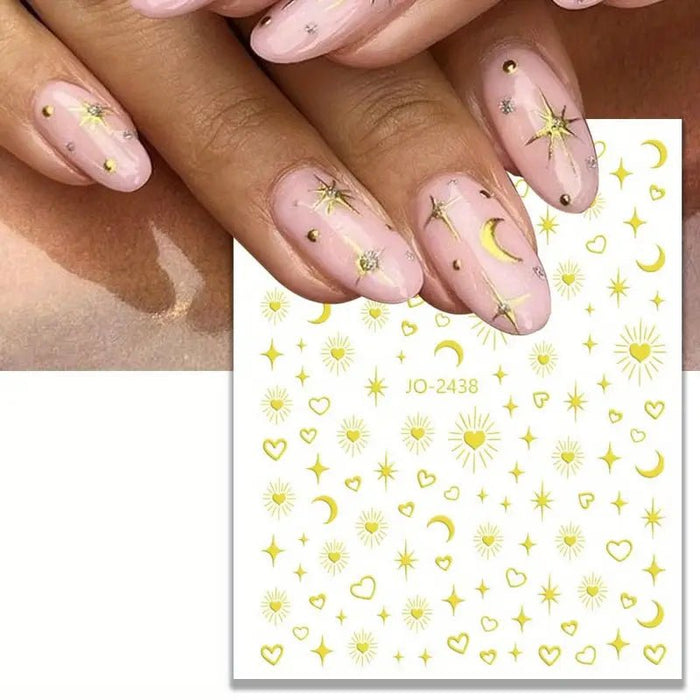 Nail Stickers, Stars, Moons, and Hearts Canada