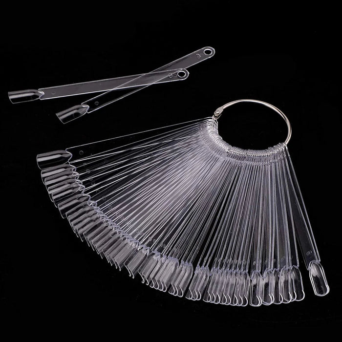 Nail Swatch Display, Rectangle Clear 50 pcs