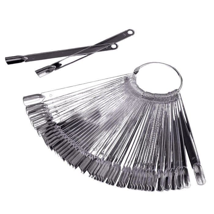 Nail Swatch Display, Rectangle Clear 50 pcs