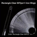 Nail Swatch Display, Rectangle Clear 50 pcs
